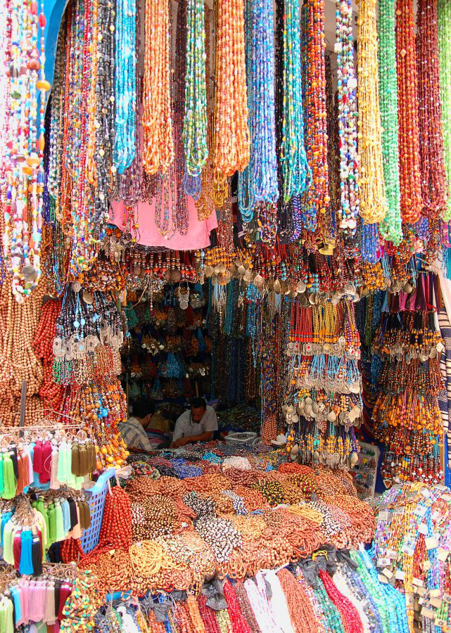 Boutique de bijoux à Essaouira