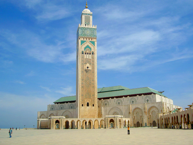 II in Casablanca.  Hassan Mosque