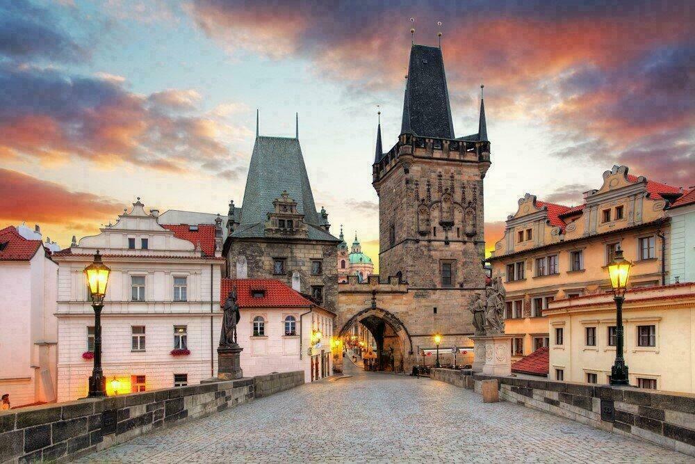 Pont Charles à Prague pour une ambiance romantique