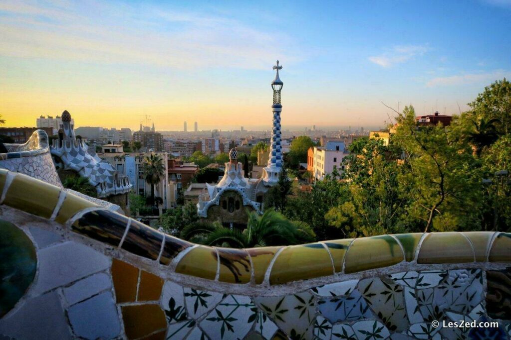 Le Parc Güell par Antoni Gaudi