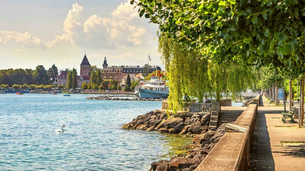 Quais d'Ouchy à Lausanne