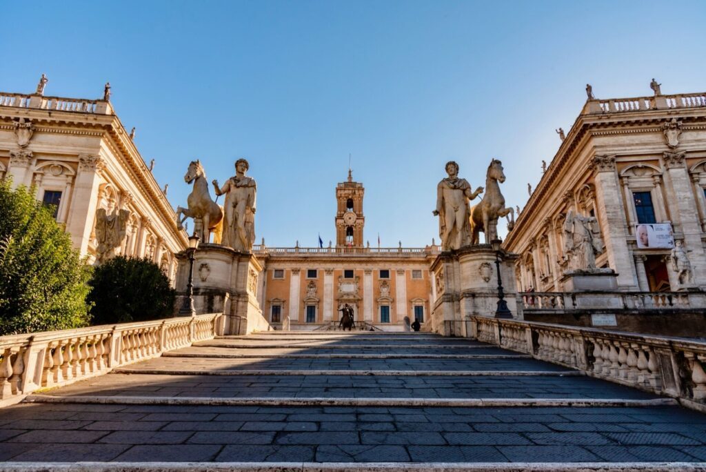 Le Capitole à Rome, une autre oeuvre de Michel-Ange