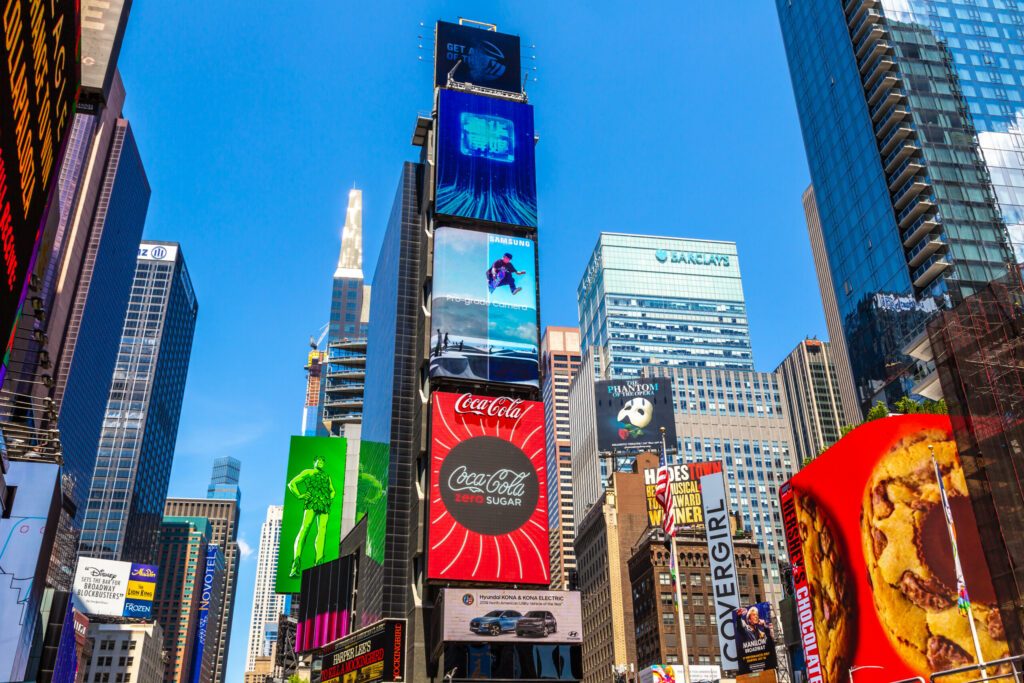Times Square dans les photos de New York