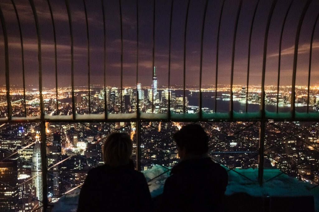 La vue depuis le 86ème étage