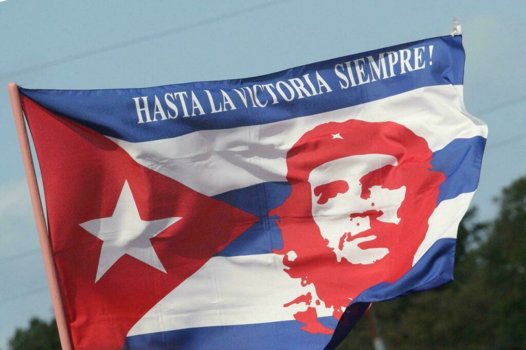 Cuba drapeau avec Che Guevara