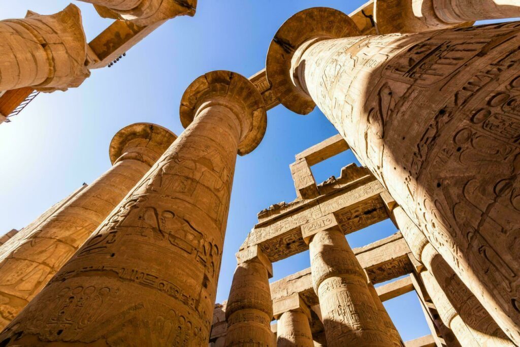 Egypte ruines temple Karnak Louxor