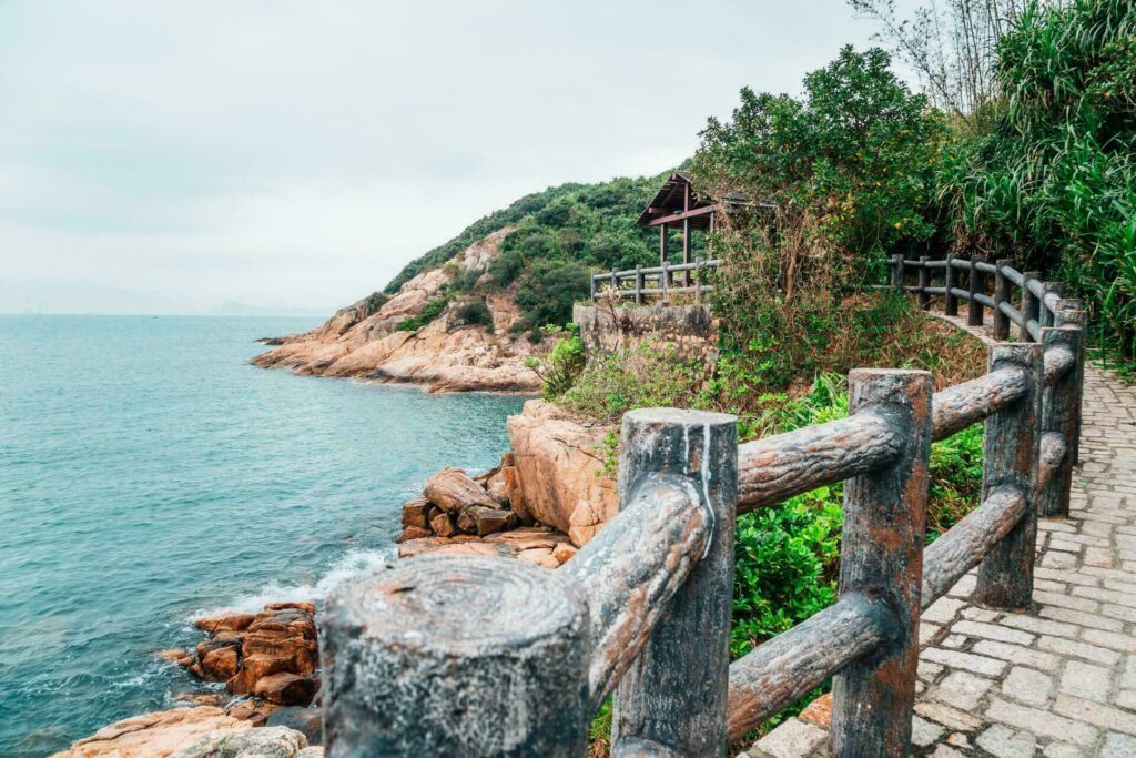 Hong Kong ile de Cheung Chau sentier de rando