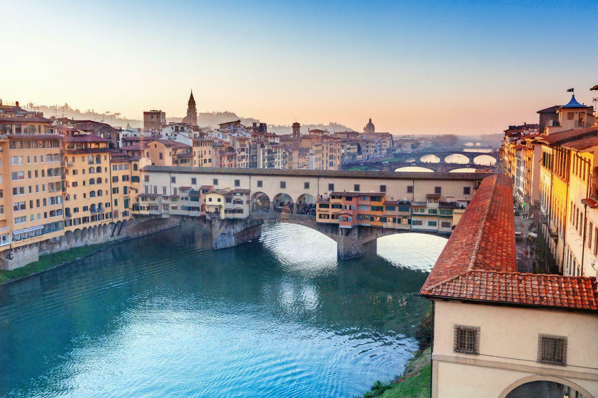 Florence Italie vue Ponte Vecchio