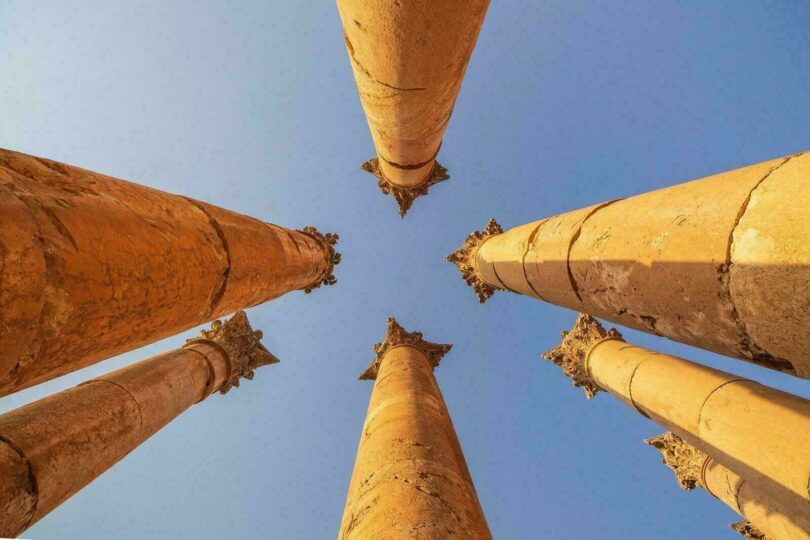 colonnes jordanie