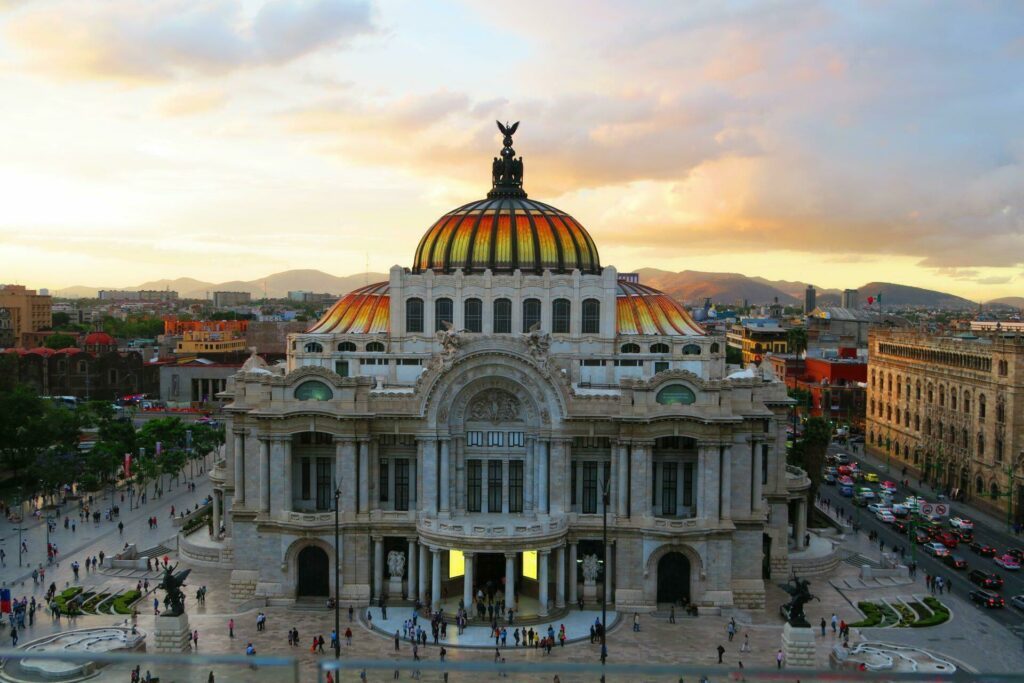 Le palais des beaux arts de Mexico City