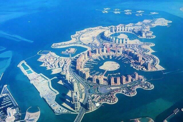 Les iles artificielles de Doha