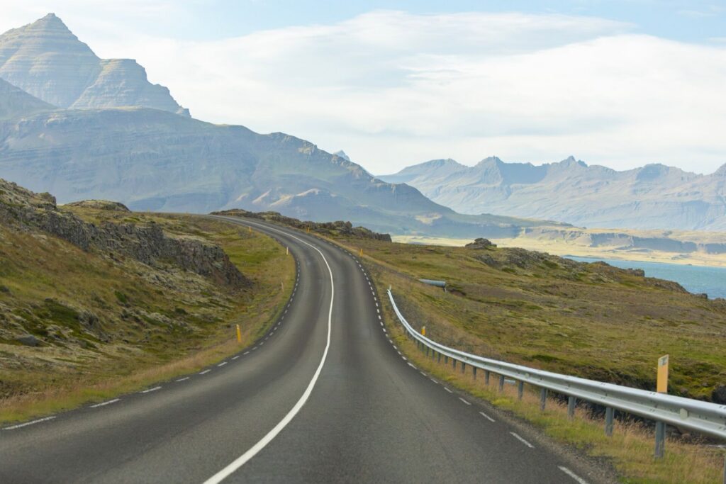 La Route 1, le long des fjords orientaux de l'Islande