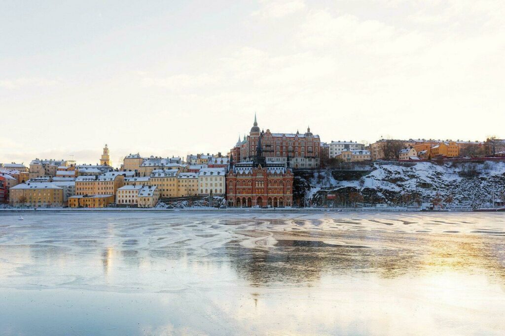 Stockholm sous la neige 