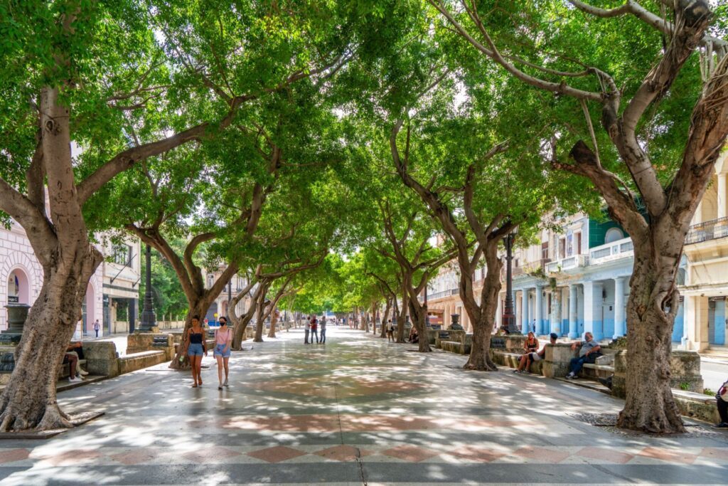 paseo del Prado, La Havane, Cuba