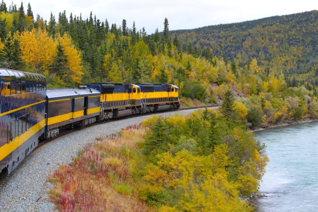 L'Alaska Railroad, entre Talkeetna et Denali