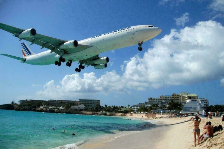 Des photos incroyables de l'aéroport de Saint-Martin - OK Voyage