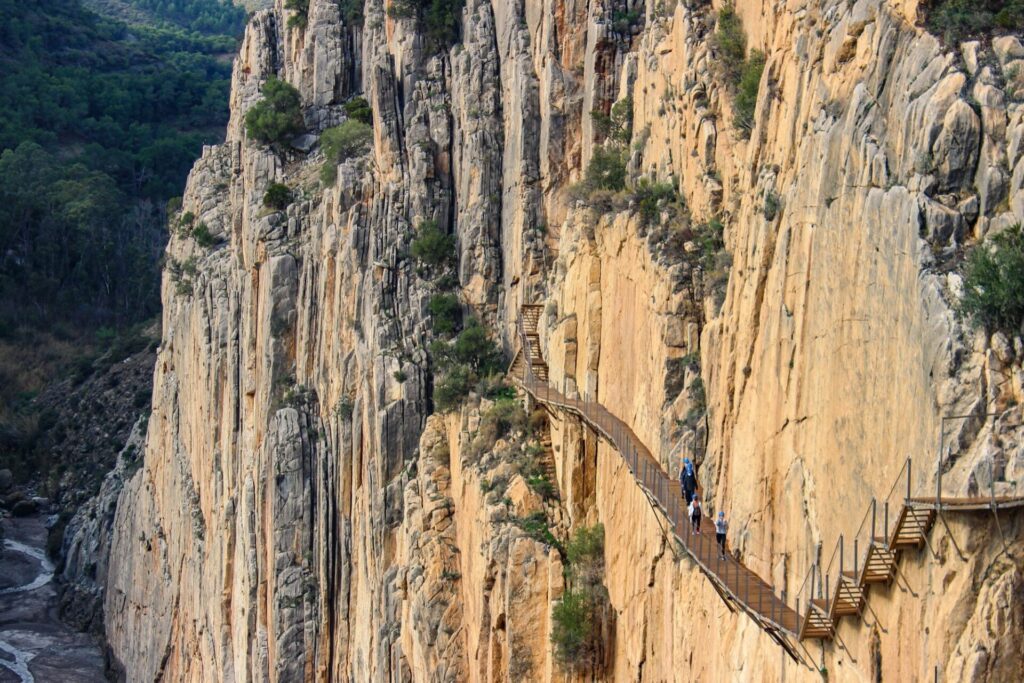 Dernière section de Caminito del Rey