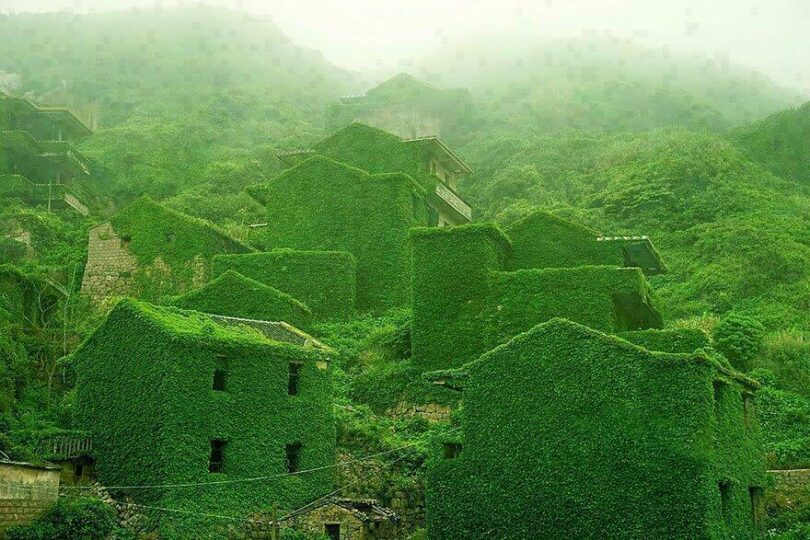 Gouqi village chinois abandonné