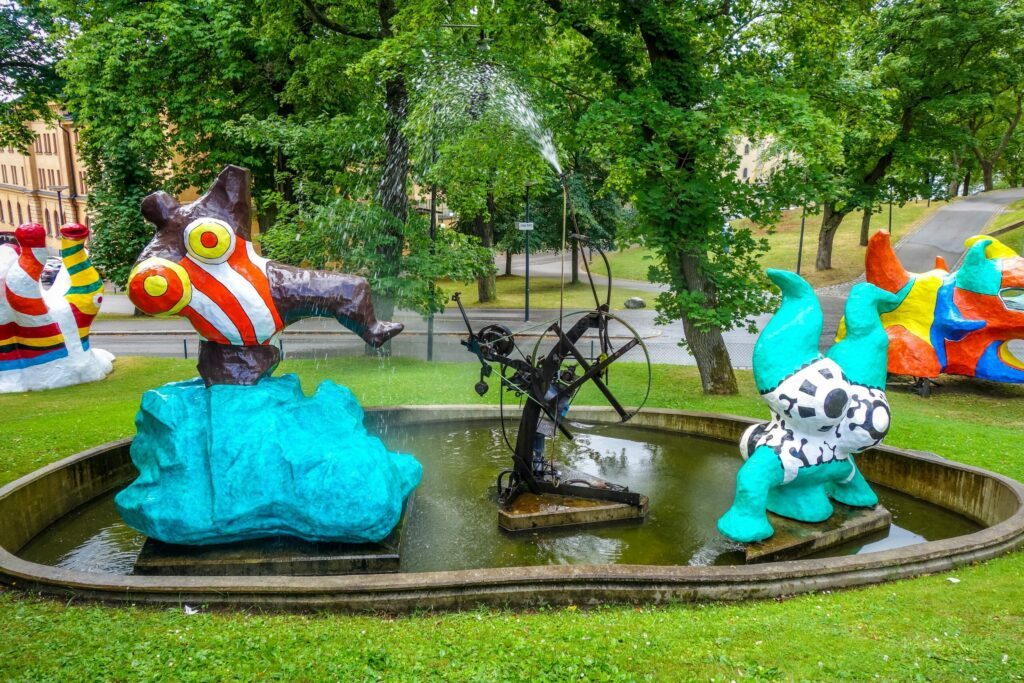 Sculptures dans les jardins du Moderna museet 