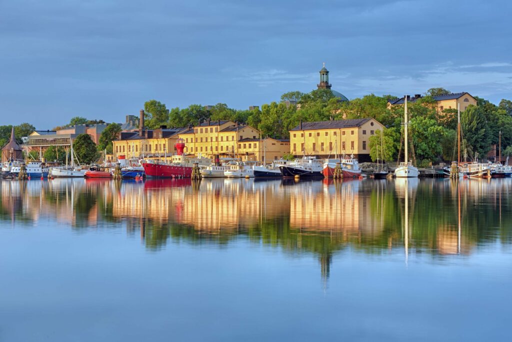 L’île de Skeppsholmen en été