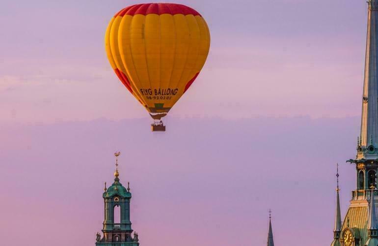 Stockholm Vol en montgolfiere