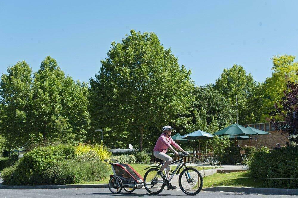 Vélo au camping de Paris