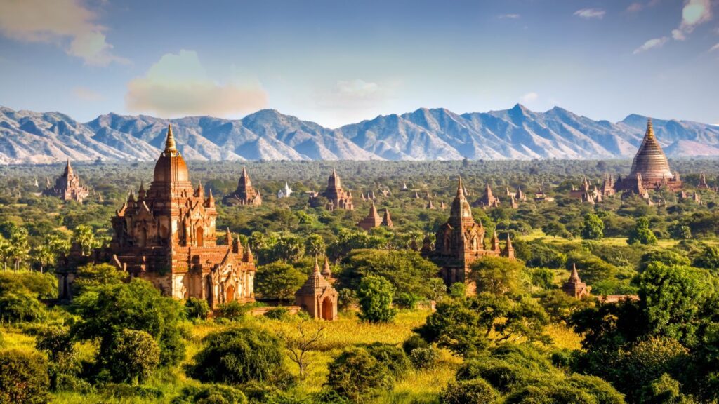 Pagodes et temples de Bagan, au Myanmar