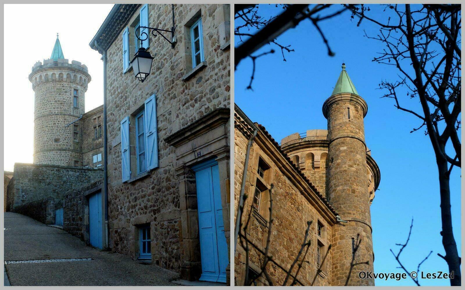 Le château de Pélussin dans le Pilat