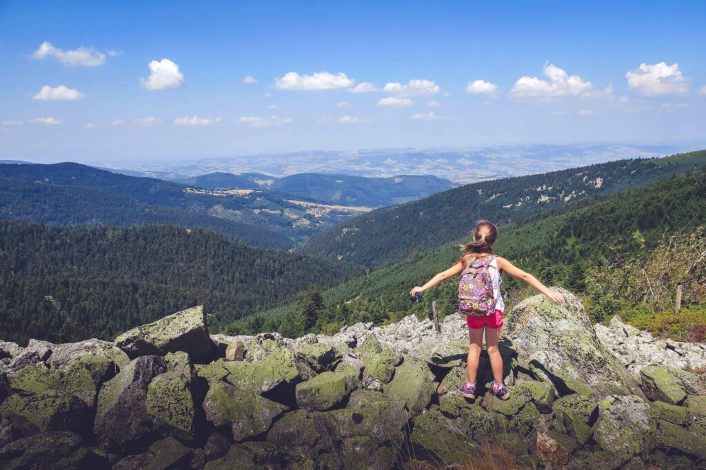 Randonnée des Crêts du Pilat Vue depuis le massif du Pilat