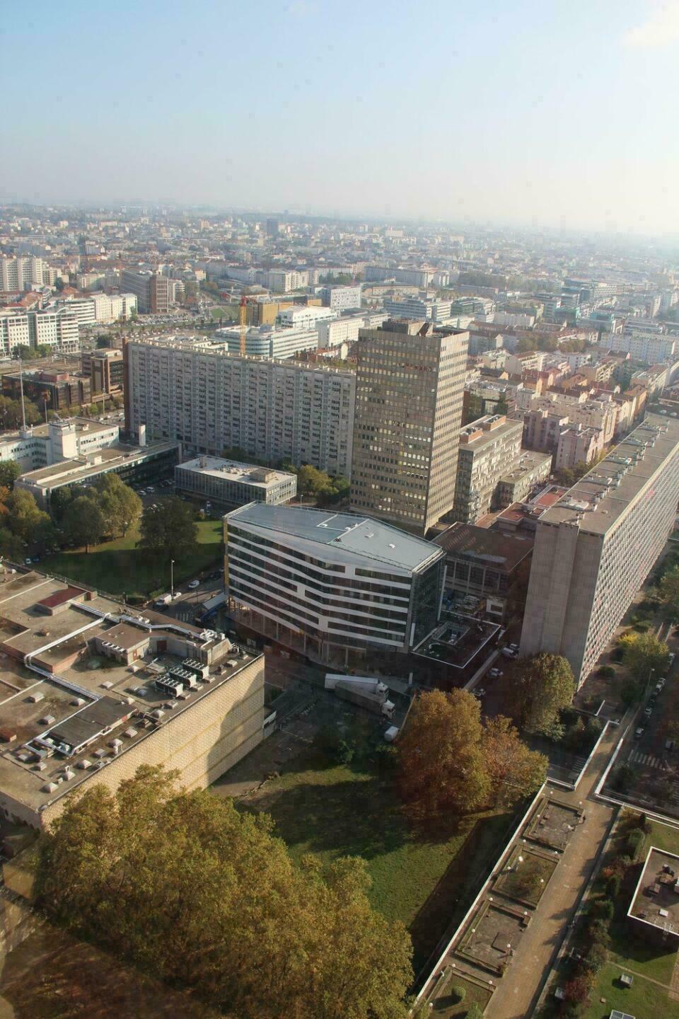 Vue sur le 3ème arrondissement de Lyon depuis le Radisson Blu Hotel