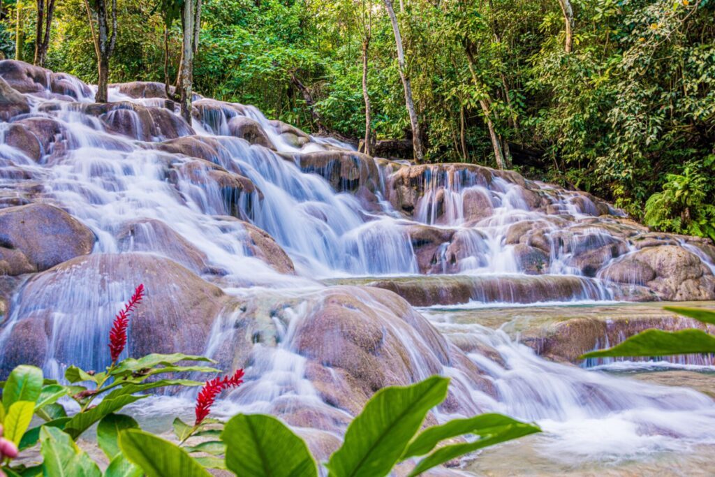 Chutes de la Dunn en Jamaïque (Dunn’s River Falls)