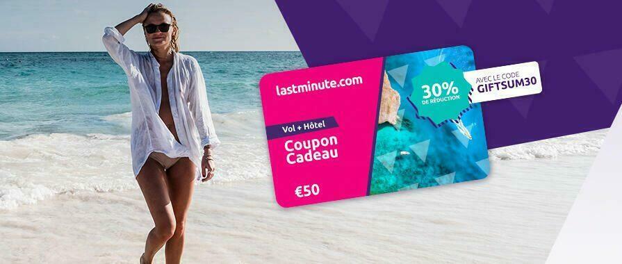 lastminute carte cadeau voyage sejour