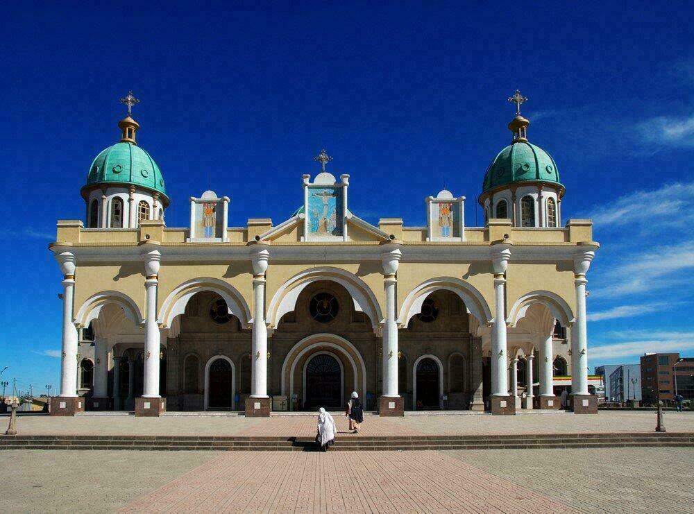 Addis-Abeba, Éthiopie - Cathédrale de Bole Medhane Alem