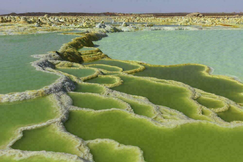 Dépression dans le désert de Danakil