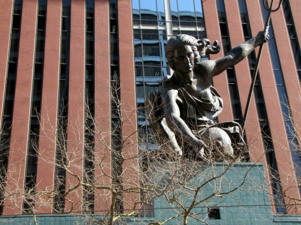 La statue de Portlandia