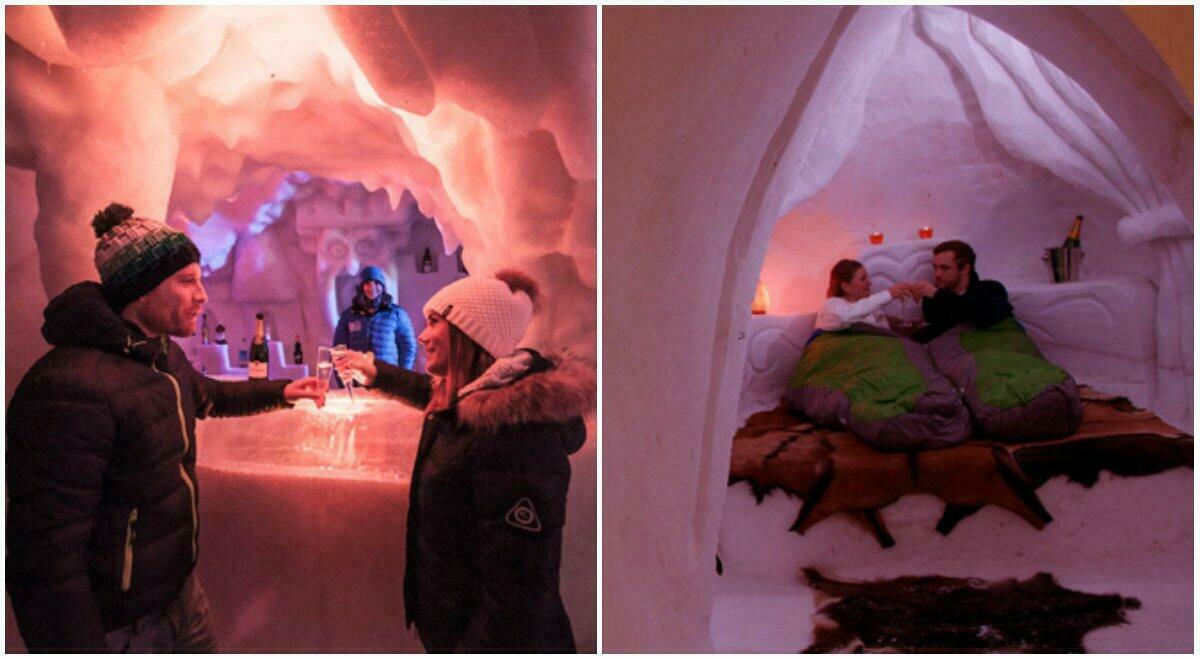 Nuit en igloo à Avoriaz