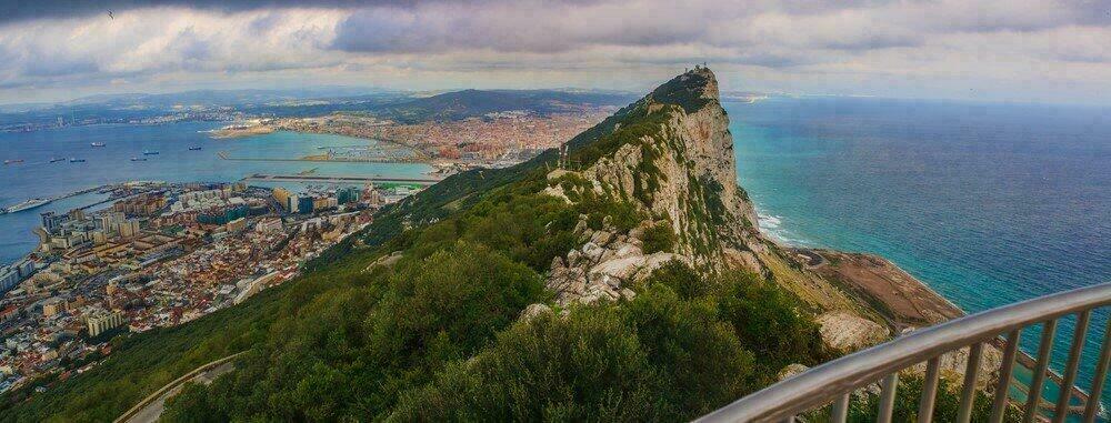 Vue du rocher de Gibraltar