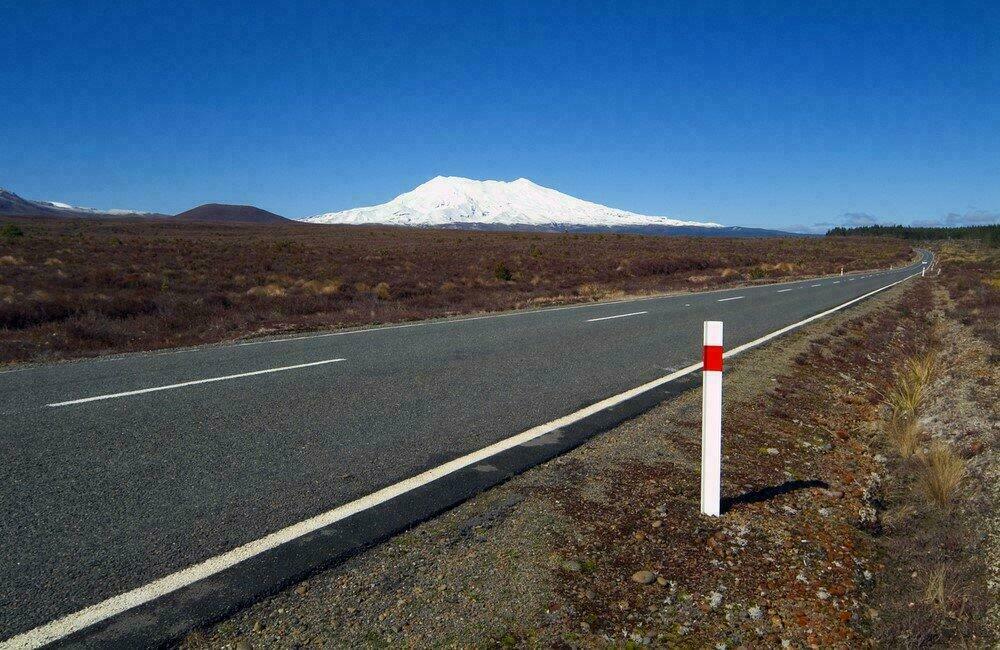 Roadside Tongariro National Park Central Plateau New Zealand