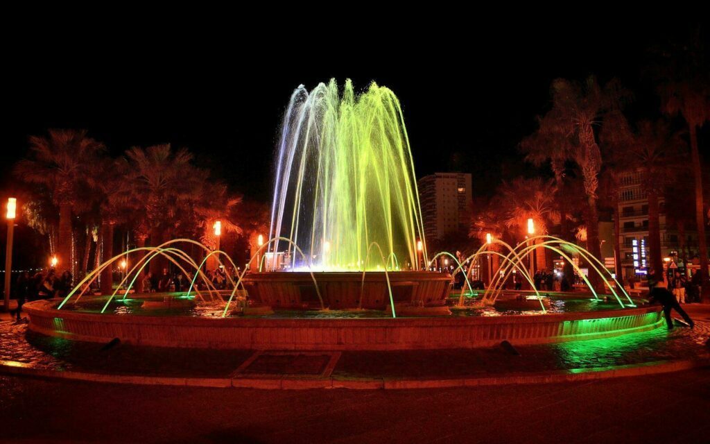 Fontaine lumineuse de Salou