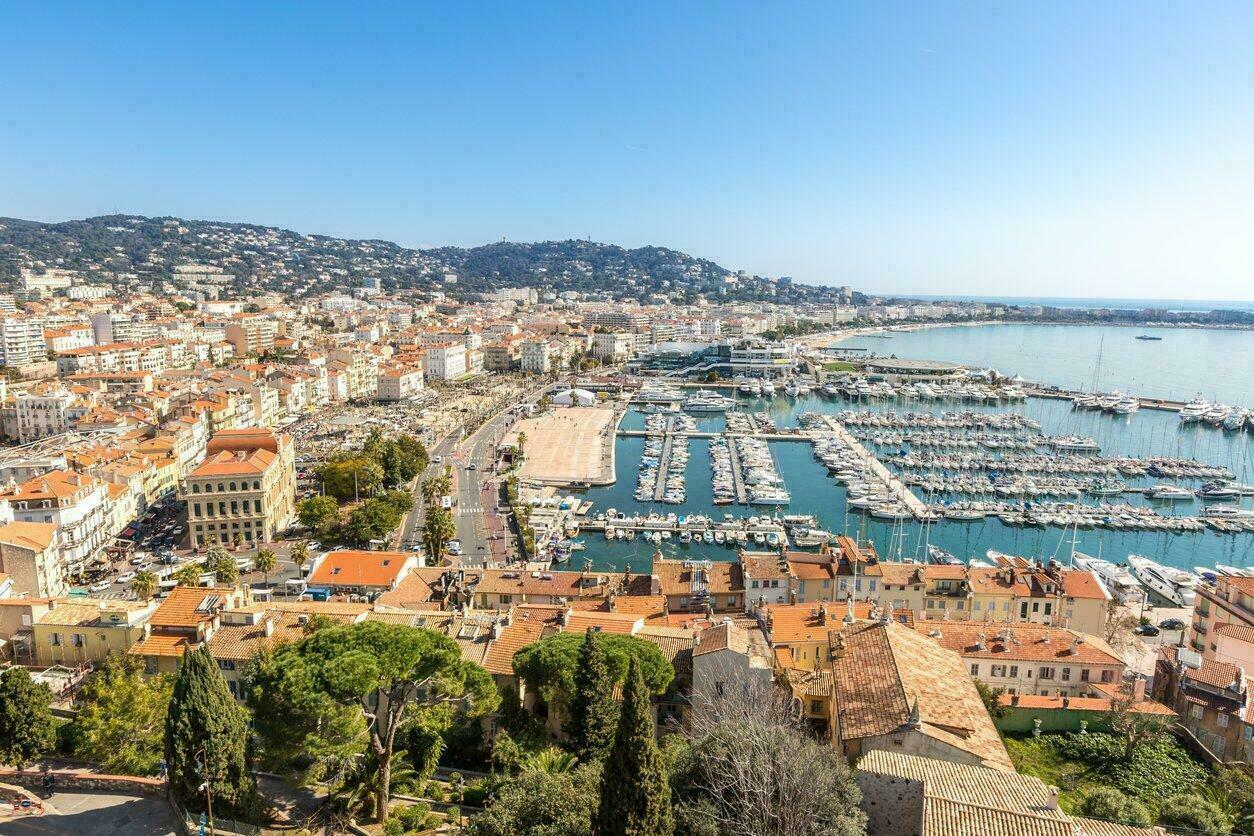 Vue sur Cannes