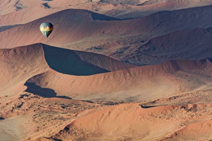 Survoler la Namibie en Montgolfière