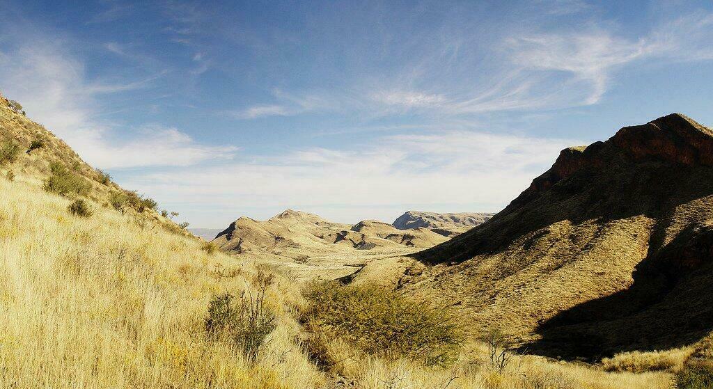 Les montagnes de Namib Naukluft