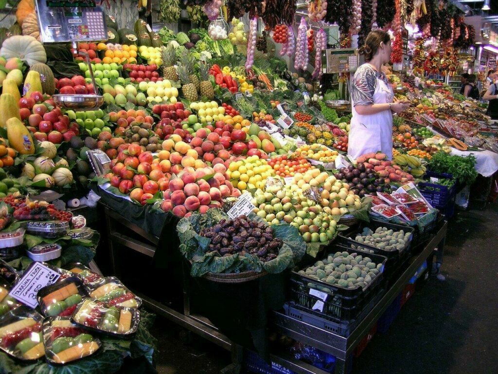 Le marché de la Boqueria