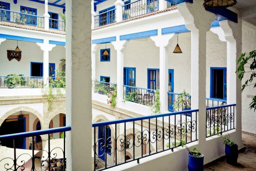 Le Riad, logement typique au Maroc 