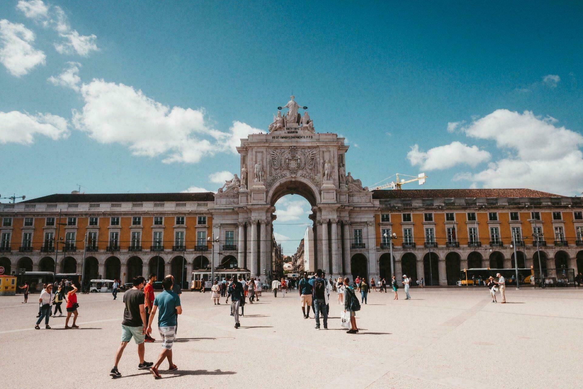 La place du Commerce à Lisbonne