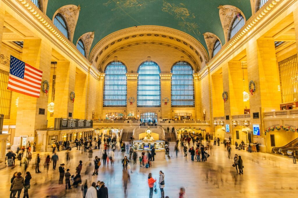 Le grand hall de la gare Grand Central Terminal à New York