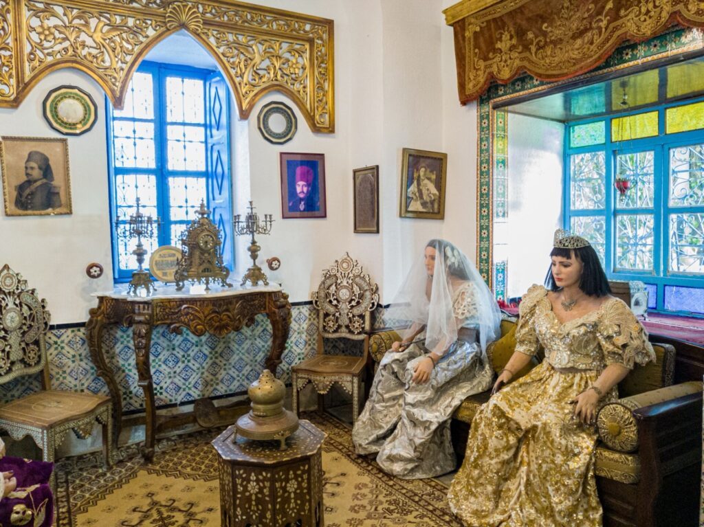Intérieur du musée Dar El Annabi à Sidi Bou Saïd - Tunisie