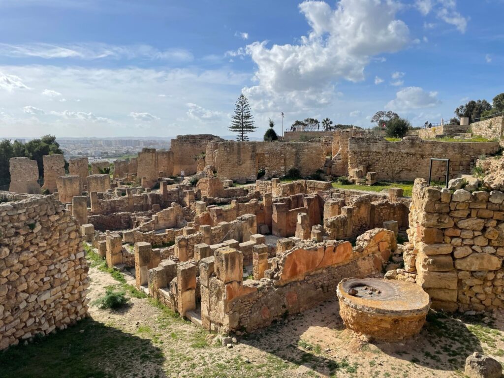 Les ruines de l'ancien Carthage, sur la colline Byrsa