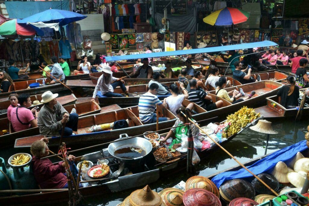 marché flottant