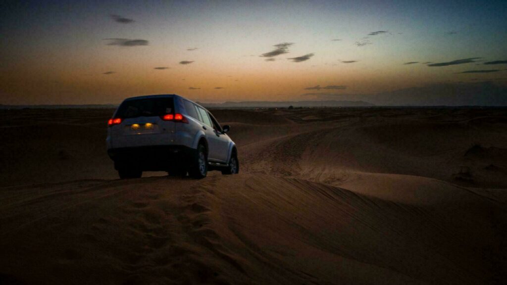 4x4 dans le désert de Merzouga (Maroc)